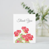 赤水色ゲラニウム2 サンキューカード (スタンド正面)