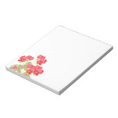 赤水色ゲラニウム2 ノートパッド (回転)