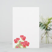 赤水色ゲラニウム2 便箋 (スタンド正面)