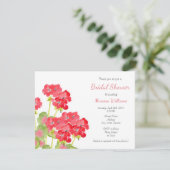 赤水色ゲラニウム2 招待状 (スタンド正面)