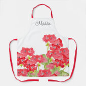 赤水色ゲラニウム エプロン (正面)