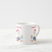 赤水色小鶏 エスプレッソカップ (正面右)