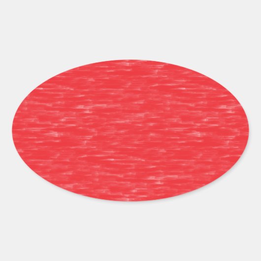 赤油絵を描 楕円形シール (正面)