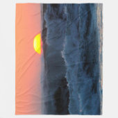 赤波 フリースブランケット (正面)