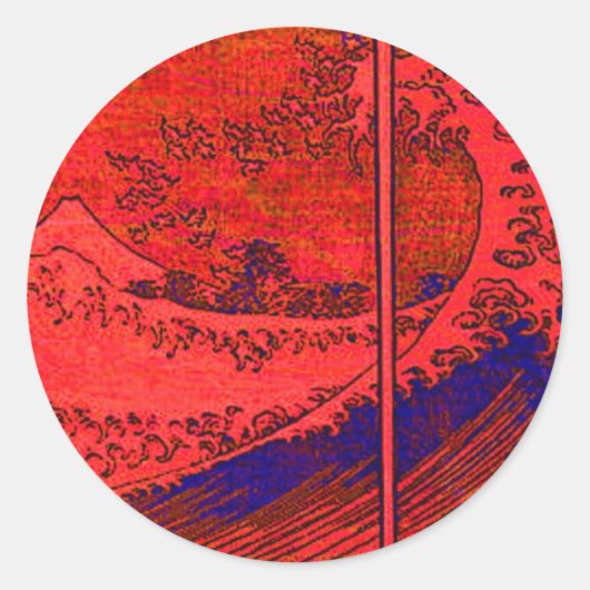 赤波 ラウンドシール (正面)