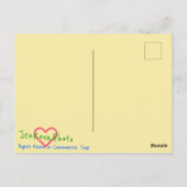 赤流グリーン葉書 ポストカード (裏面)