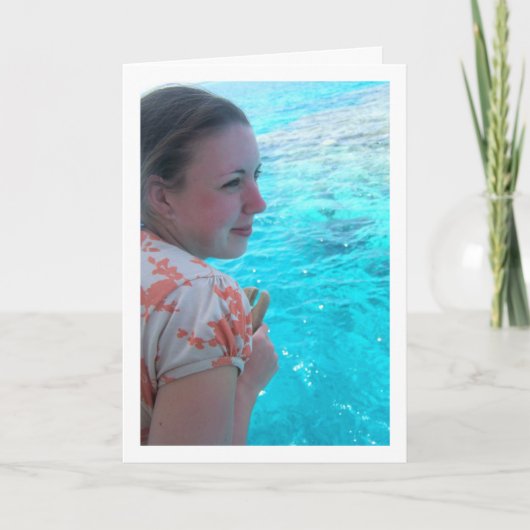 赤海の少女の肖像 カード (正面)