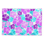 赤海ハワイアンハイビスカストロピカルフローラ 枕カバー (裏面)