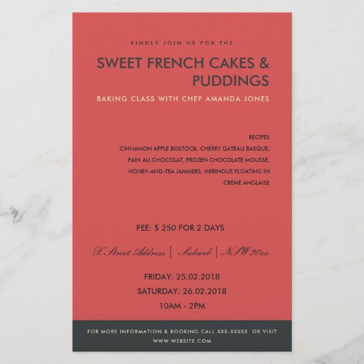 赤海モダン軍写真テンプレート講習会 チラシ (正面)