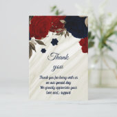 赤海軍フローラ大理石 サンキューカード (スタンド正面)