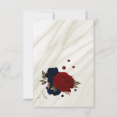 赤海軍フローラ大理石 サンキューカード (裏面)