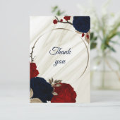 赤海軍フローラ大理石 サンキューカード (スタンド正面)