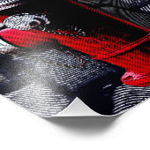 赤消火栓NYCイラストレーション フォトプリント            (角)