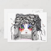 赤涙の少女 ポストカード (正面/裏面)