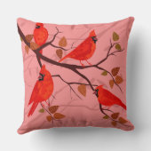 赤深紅色枕 クッション (裏面)