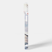 赤深紅色鳥クリスマスバレンタインデー Case-Mate iPhoneケース (裏面 / 左)