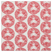 赤渦コイ鯉魚群クラシック ファブリック (見本)