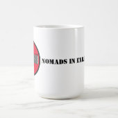 赤潮のシャチそして影響 コーヒーマグカップ (中央)