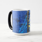 赤潮のペリカンそして影響 モーフィングマグカップ (正面左)