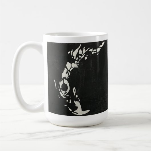 赤潮のミサゴそして影響 コーヒーマグカップ (左)