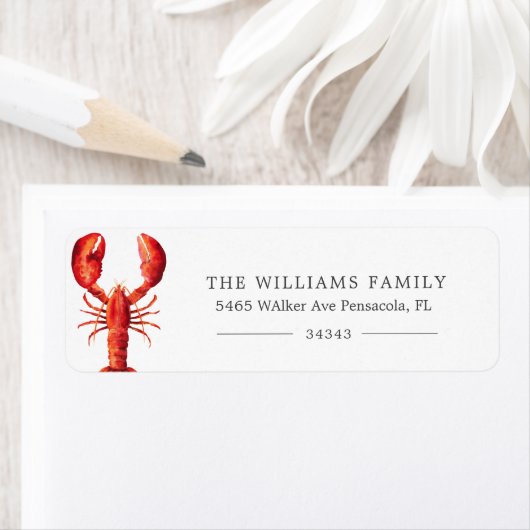 赤潮 |ロブスター | ラベル (インサイチュ)