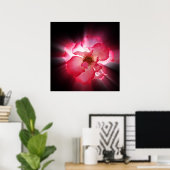 赤澄ん花びら ポスター (ホームオフィス)