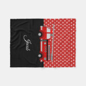 赤火機関 フリースブランケット (正面(横))