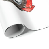 赤火機関、消防車イラストレーション ラッピングペーパー (ロールコーナー)