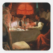 赤灯の下、c.1910 スクエアシール (正面)