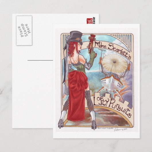 赤灯航空便はがき ポストカード (正面/裏面)