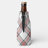 赤灰色の格子縞 ボトルクーラー (ボトル裏面)