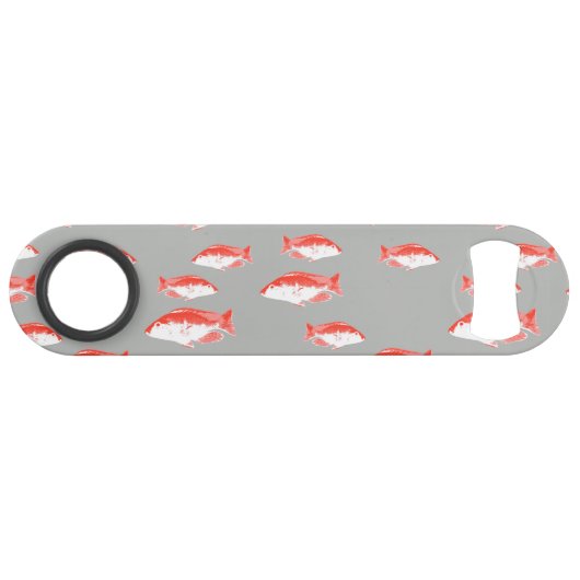 赤灰色の魚 スピード栓抜き (裏面横)