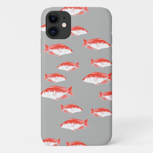 赤灰色の魚 Case-Mate iPhoneケース (裏面)