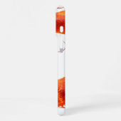 赤炎のドラゴンアート | 神話の炎竜デザイン iPhoneケース (左側面)