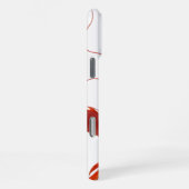 赤炎のドラゴンアート | 神話の炎竜デザイン iPhoneケース (右側面)