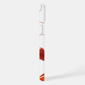 赤炎のドラゴンアート | 神話の炎竜デザイン iPhoneケース (右側面)