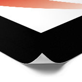 赤炎ヨガ&禅モダン書道Omオウム ポスター (角)