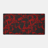 赤炭抽象芸術タオル デスクマット (正面)
