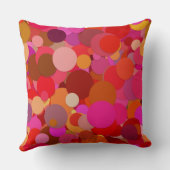 赤点紙吹雪枕 クッション (裏面)