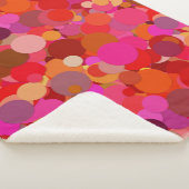 赤点紙吹雪毛布 シェルパブランケット (3/4)