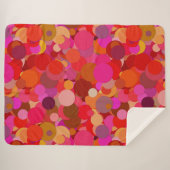 赤点紙吹雪毛布 シェルパブランケット (正面(横))