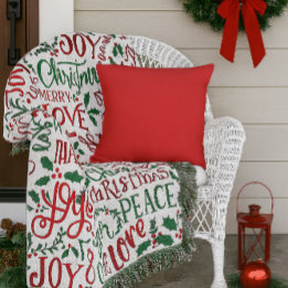  赤無地の屋外用クッション アウトドアクッション