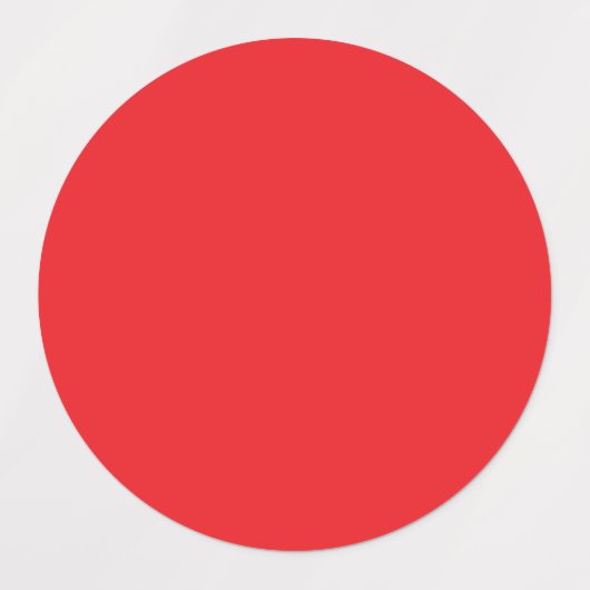 赤無地の背景 ラベル (デザイン2)