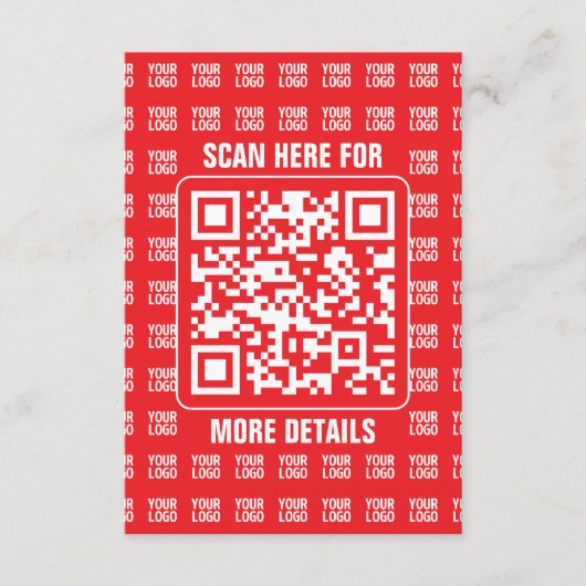 赤無地の色 エンクロージャーカード (正面)