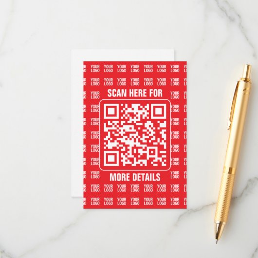 赤無地の色 エンクロージャーカード (正面/裏面インサイチュ)