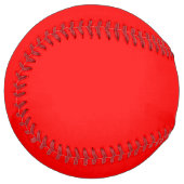 赤無地の色 |クラシック |エレガント | |トレンディー ソフトボール (正面左)