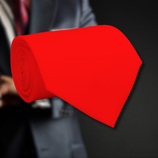 赤無地の色 |クラシック |エレガント | |トレンディー ネクタイ