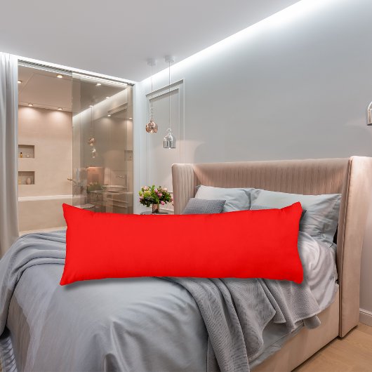 赤無地の色 |クラシック |エレガント | |トレンディー ボディピロー