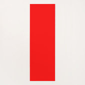 赤無地の色 |クラシック |エレガント | |トレンディー ヨガマット (裏面)