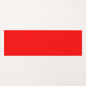 赤無地の色 |クラシック |エレガント | |トレンディー ヨガマット (正面(横))